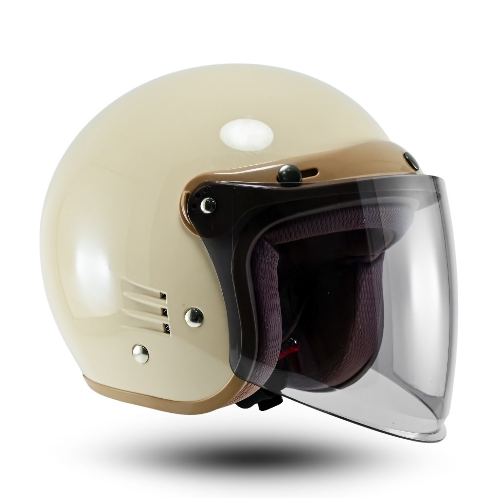 Helm Retro kalcer LUMINOS V2 Helem Bogo Wanita Pria Terbaru - Gambar 3