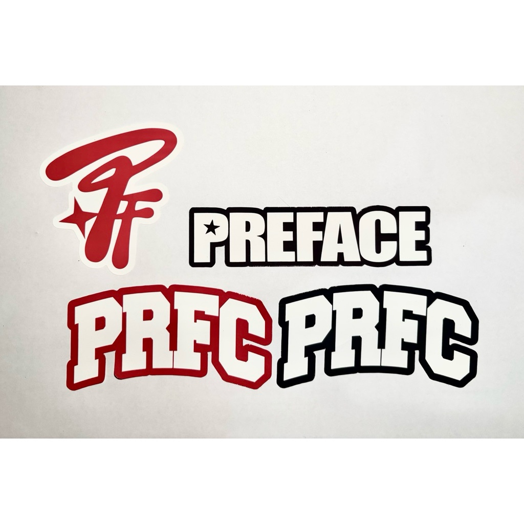 PREFACE STICKER HELMET STICKER KALCER STICKER | Shopee Singapore