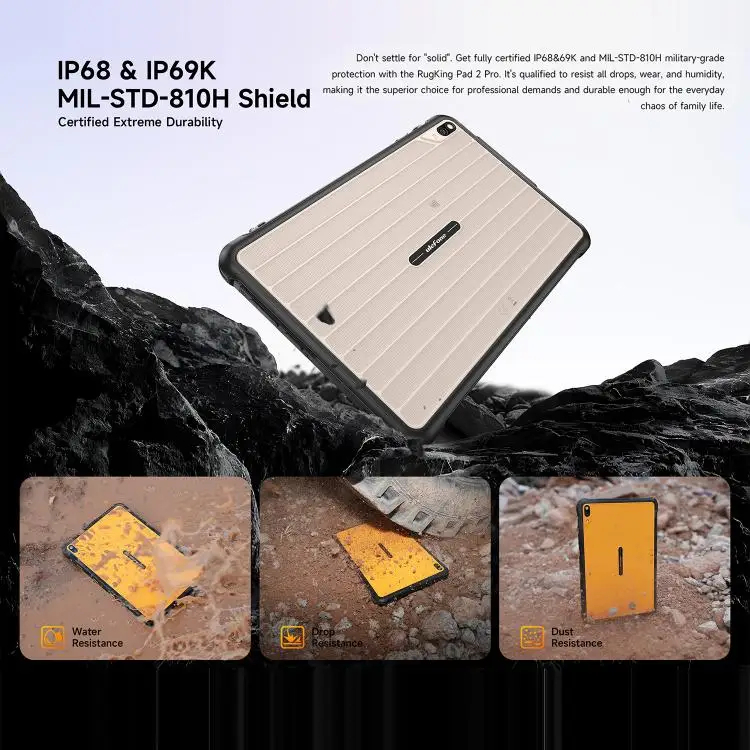 Ulefone RugKing Pad 2 Pro 10.1''LCD IPS 90HZ Unisoc T2750 10200mAh 18W 48MP - Gambar 3