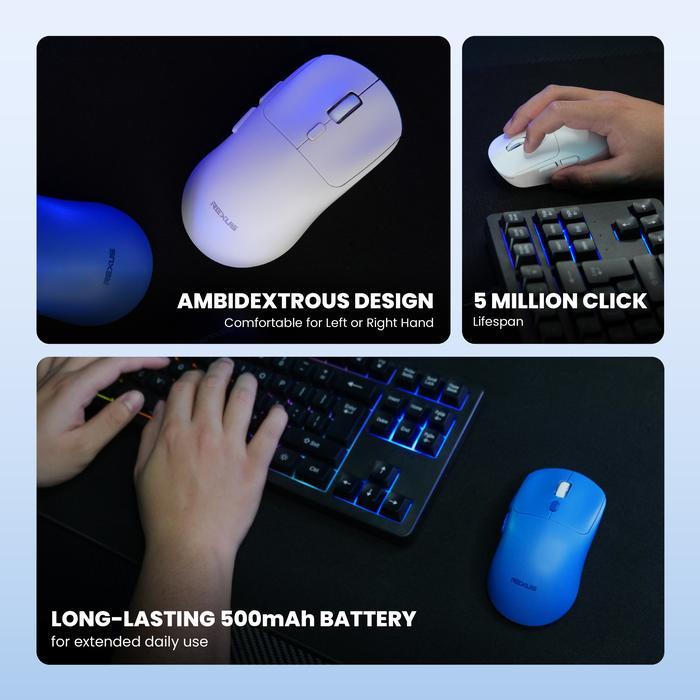 Rexus Xierra RX106 / RX-106 Mouse Gaming Wireless - Gambar 2