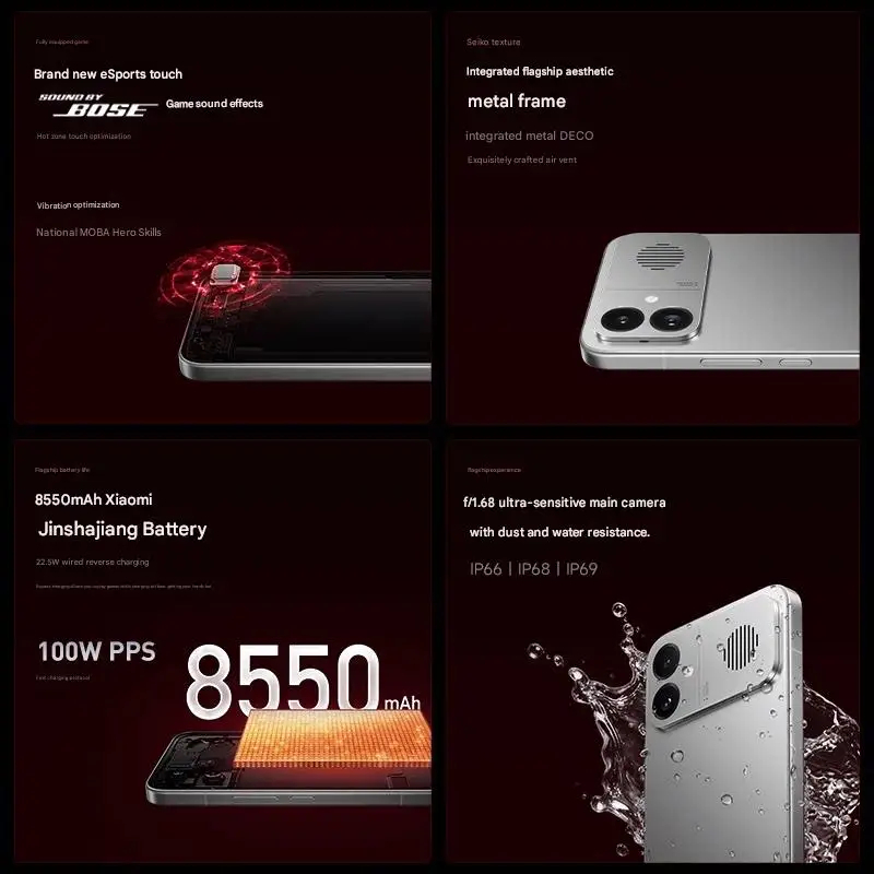 Redmi K90 Max 5G 6.83''AMOLED 165HZ Dimensity 9500 8550mAh 100W 50MP - Gambar 3