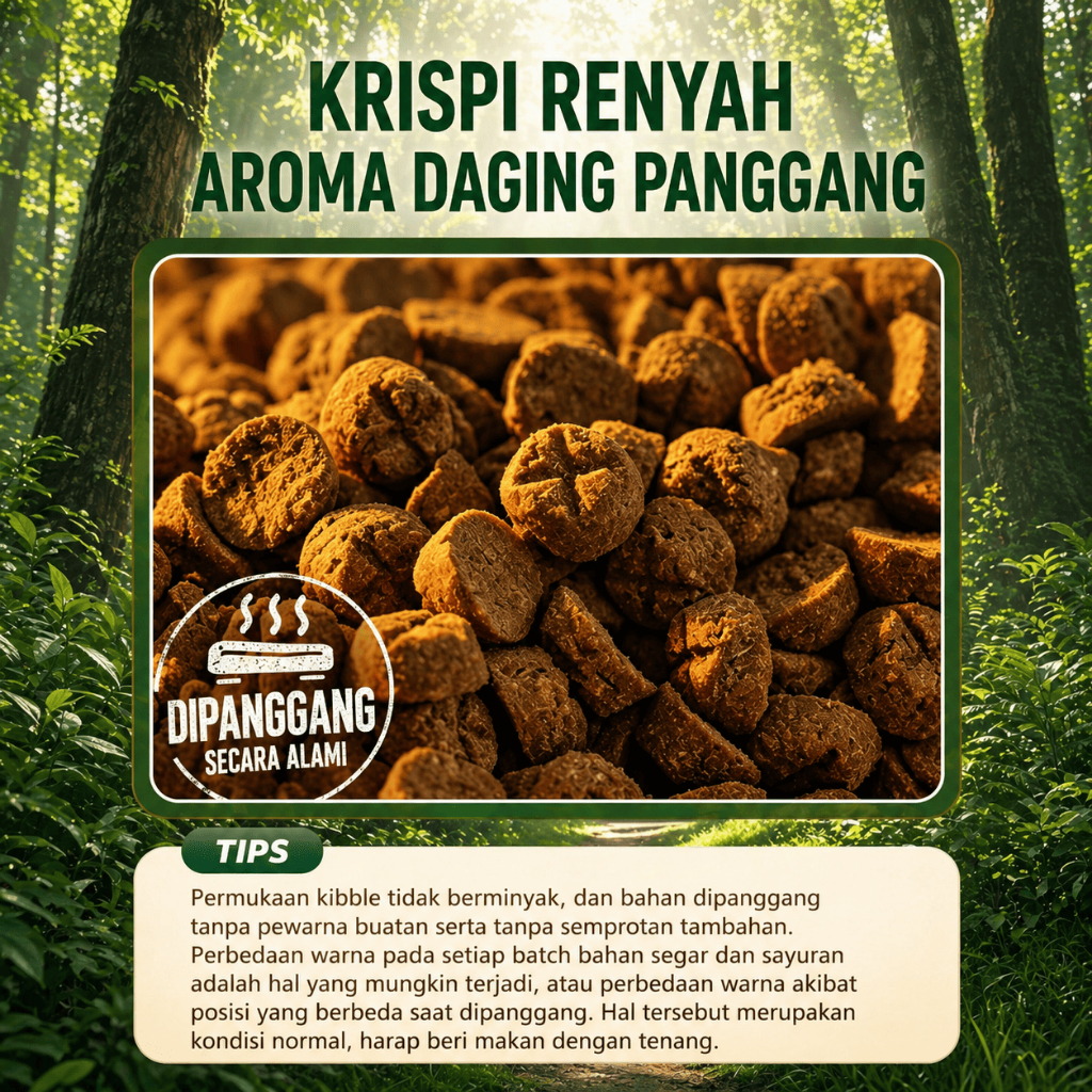 PAWZIO Premium Baked Catfood 1 KG // Complete & Balanced Baked CatFood For All Life Stages 1 KG - Gambar 3