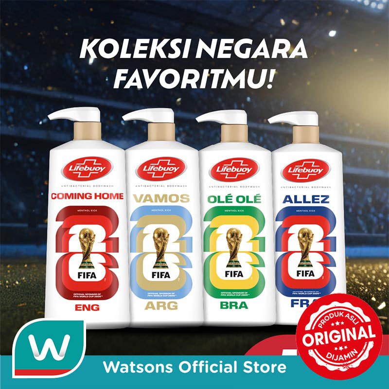 Lifebuoy Sabun Mandi Cair Mentholkick FIFA 500g - Gambar 3
