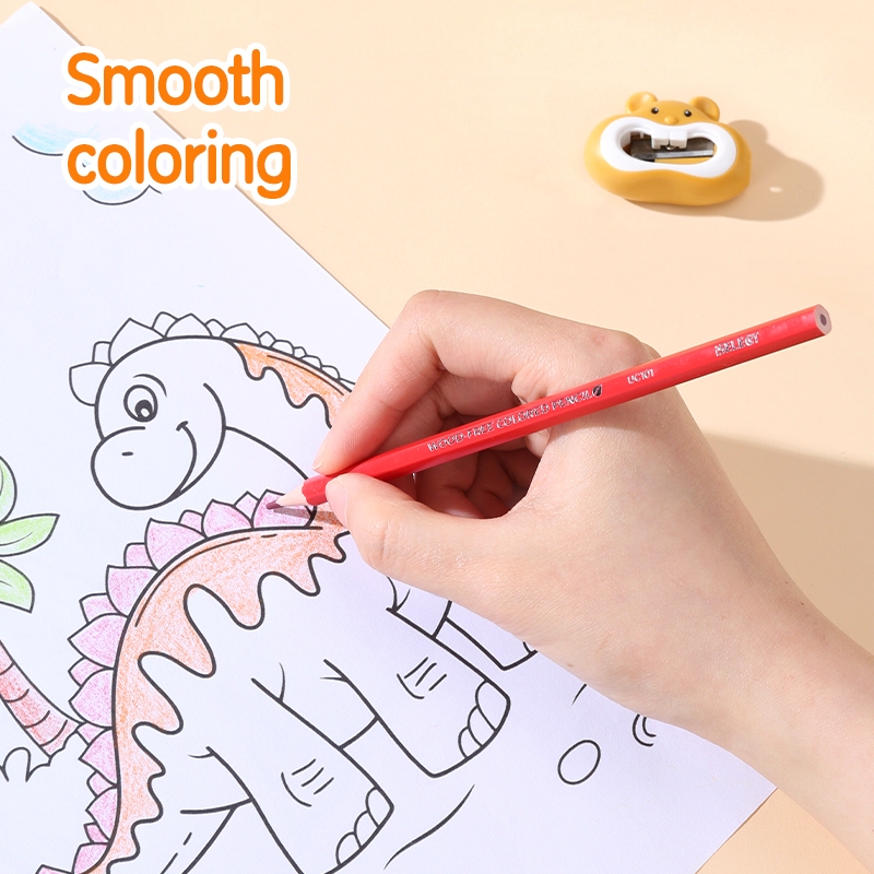Deli I-Select Pensil Warna Serbaguna Wood-free 6/12/18/24 Warna UC101 - Gambar 2