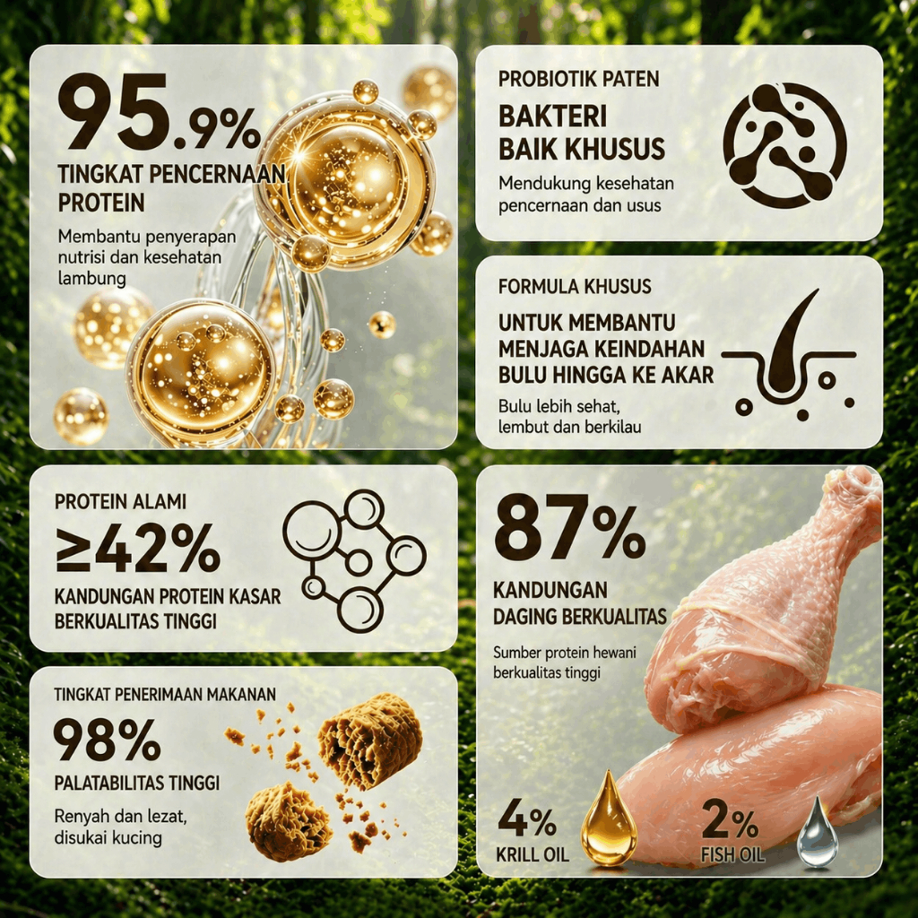 PAWZIO TRIAL Premium Baked Catfood 100 GR // Complete & Balanced Baked CatFood For All Life Stages - Gambar 3