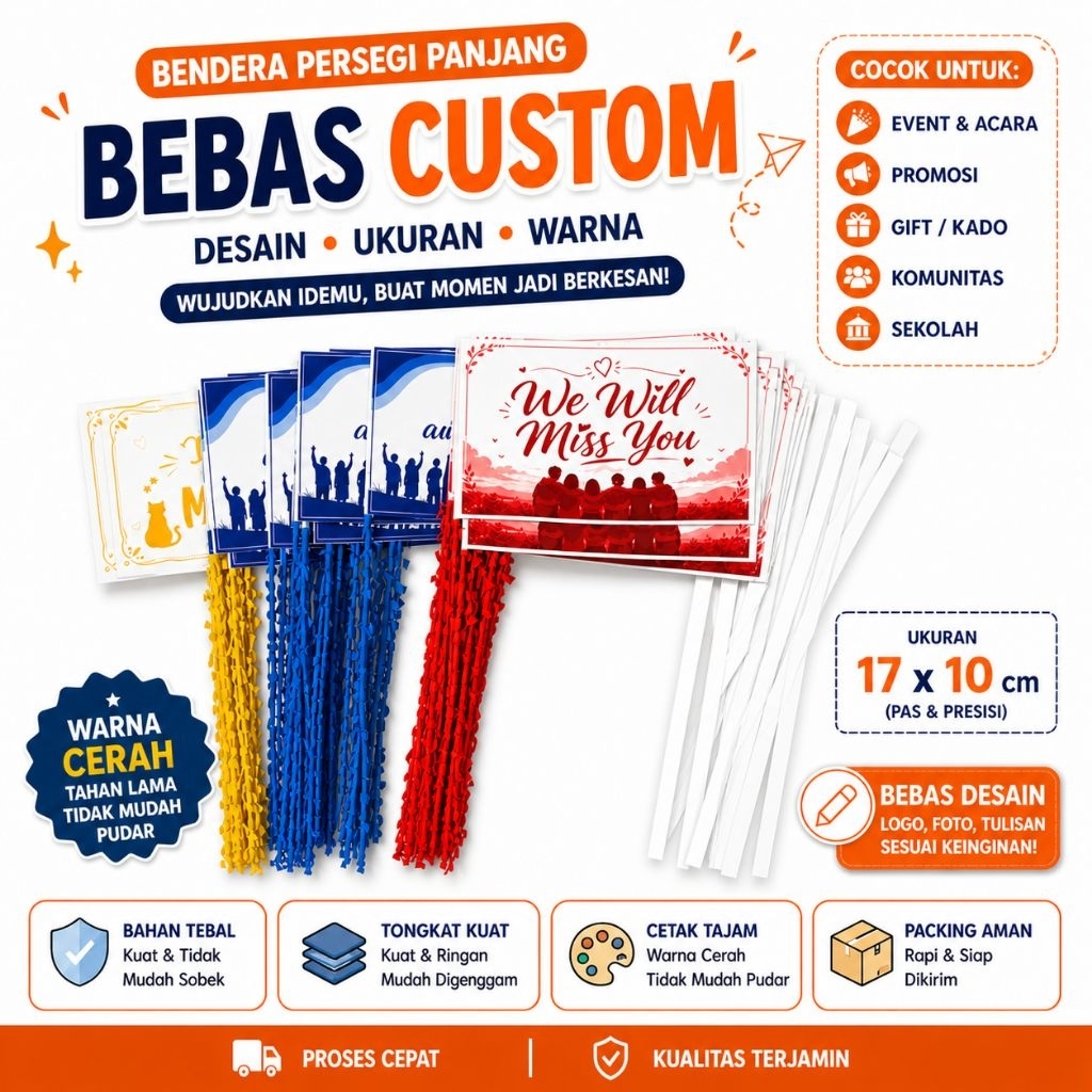 Custom Rectangular Flag | Shopee Singapore