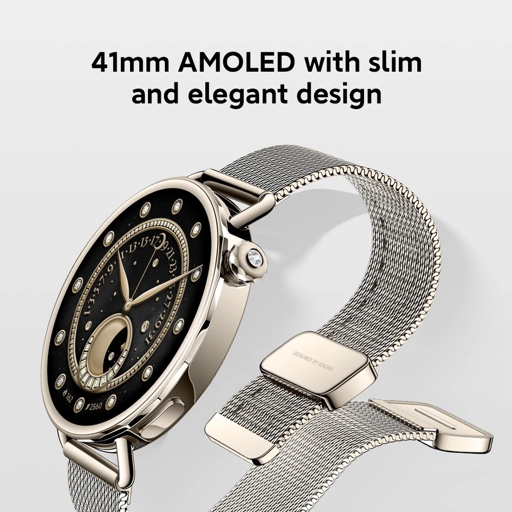 Xiaomi Watch S4 41mm/46mm / 41mm AMOLED with slim and elegant design / Advanced health monitoring with temperature sensor / Personal safety guardian for emergency / GNSS & 150+ sports and fitness modes [Official Store] - Gambar 3