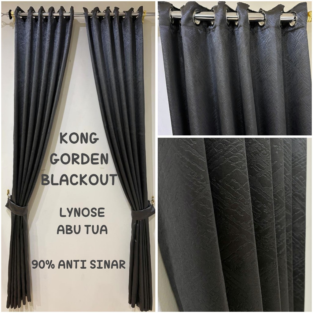 KONG GORDEN BLACKOUT EMBOS MODEL 12 RING 6 GELOMBANG TINGGI 200 DAN 225 CM