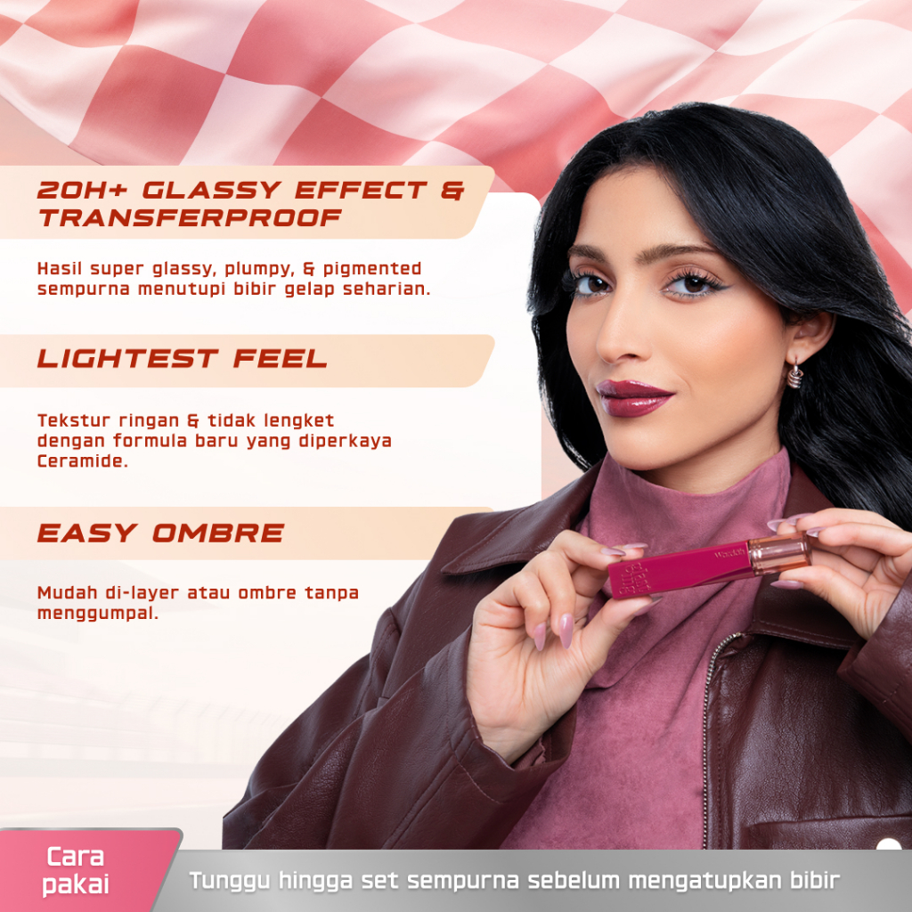 [TOP CREATOR'S PICK!] WARDAH Lip Cream Glossy Glasting Liquid Lip - Hi-Pigmented Glass Color, Ringan, Tidak Lengket, Transferproof Liptint-Lipgloss-Lipstik-Lip Tint-Lip Matte-Lipstick-Lipcream- Glossy Lip Longlasting Waterproof Tahan Lama- Makeup - Gambar 4