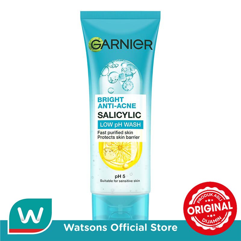 Garnier Bright Anti-Acne Salicylic Low pH Wash 100ml