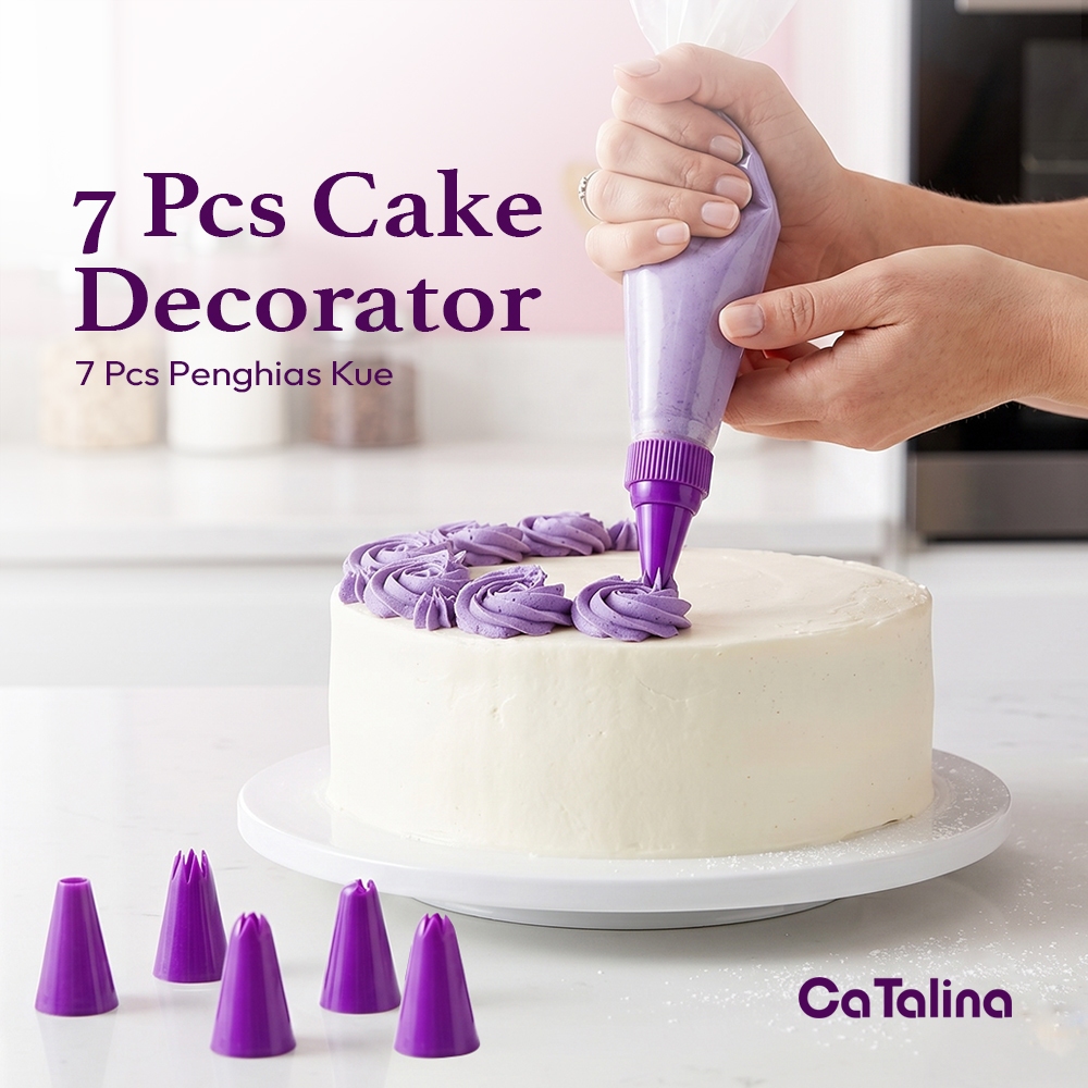 Spuit Dekorasi Kue Penghias Kue Tar Pipping Bag Set Nozzle Cake Decoration