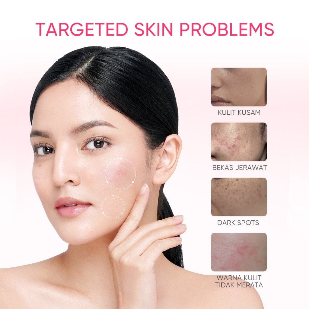 [NEW LACUNCH] SKINTIFIC - 3PCS PDRN Glowing Set / PDRN Brightening Serum Spray + Jelly Pads / Serum + Moisturizer / Niacinamide Toner Damask Rose Cleanser Moisture Gel Smooth Skincare - Gambar 3