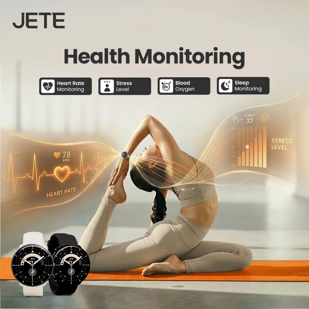 Smartwatch JETE VOLA 1.32 Inch Screen AMOLED Display Jam Tangan Olahraga Lari 5 ATM Waterproof Running Smart Watch With GPS Sport Jam Tangan Wanita - Gambar 4