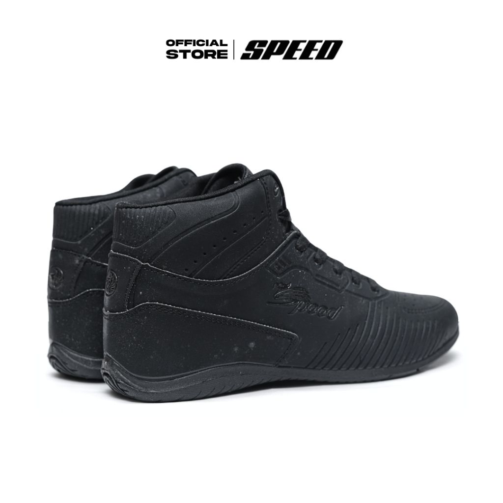 Speed - Peace Hi Austria - Sepatu Sneakers Sekolah Formal Hitam pria wanita dewasa Uk 37-42 - Gambar 4