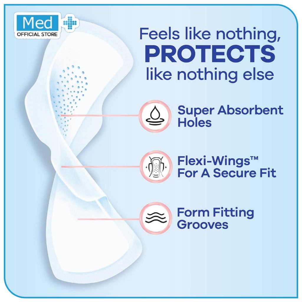 Med+ Pembalut Pocket Size Ultrathin / Pembalut Organik (Chlorine free) - Gambar 4