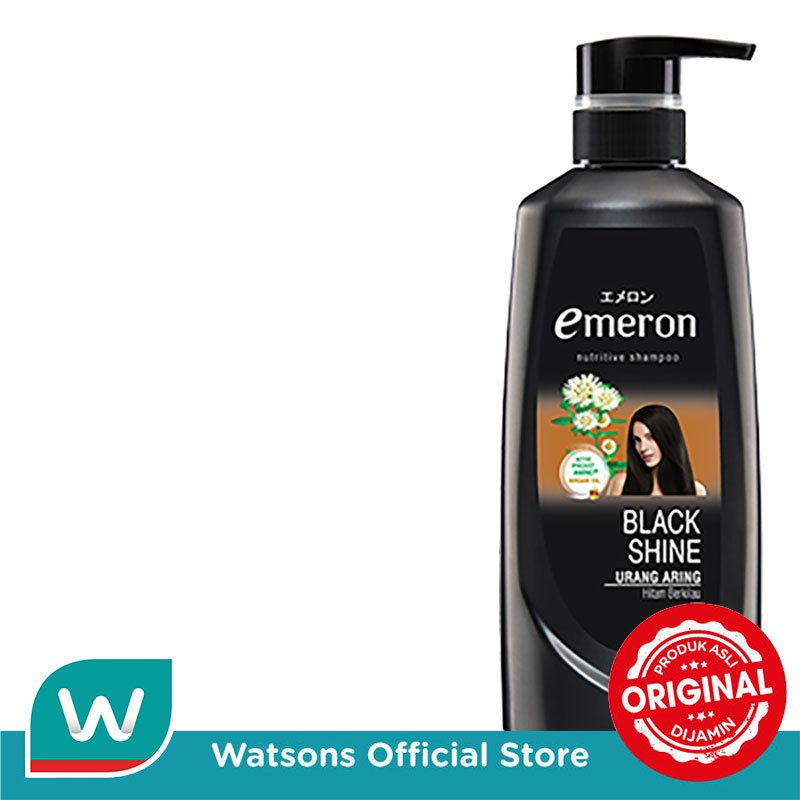 Emeron Shampoo Black & Shine 450ml - Gambar 3