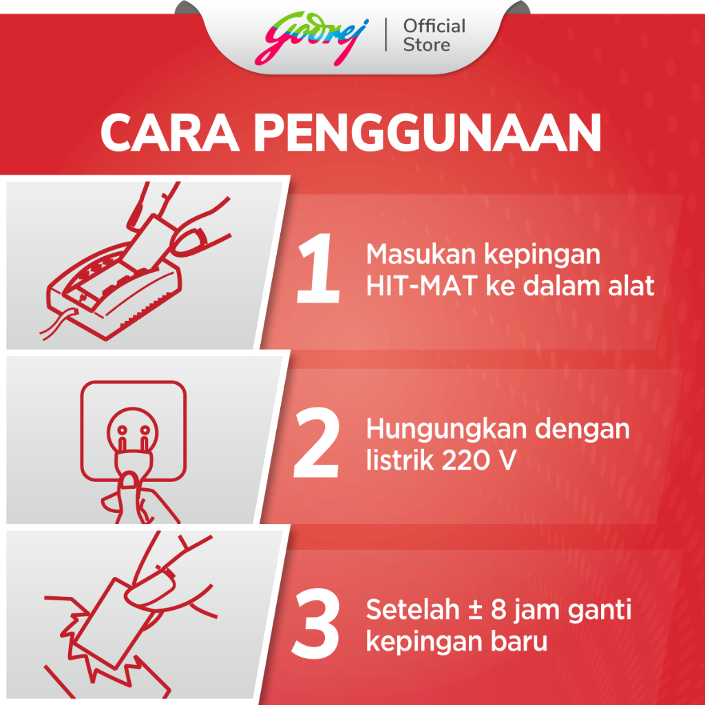Hit Mat Classic 60+6's - Obat Nyamuk Elektrik - Bunuh Nyamuk Penyebab Demam Berdarah (DBD) - Gambar 4