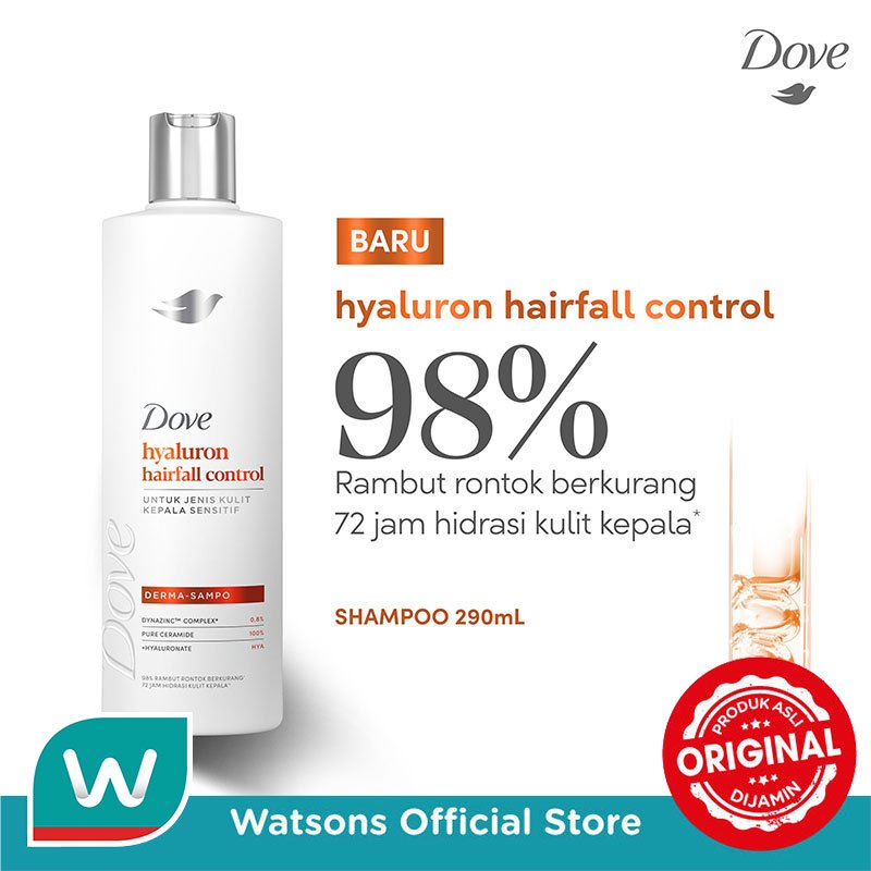 Dove Shampoo Hyaluron Hairfall Control 290ml