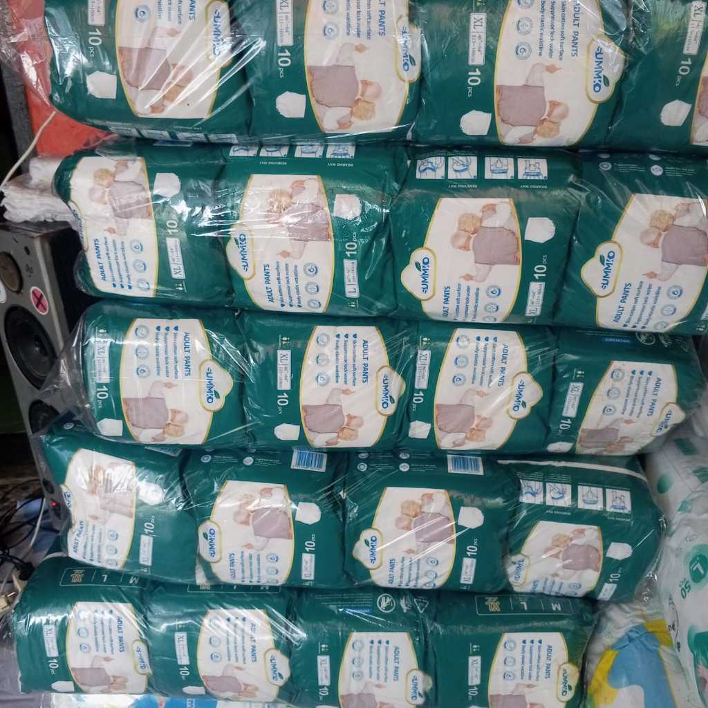 Popok Dewasa SUMIKKO Celana 10Pcs Anti Bocor Ekstra Serap Nyaman Lembut Size M L XL Untuk Ibu Melahirkan & Lansia Anti Bocor - Gambar 2