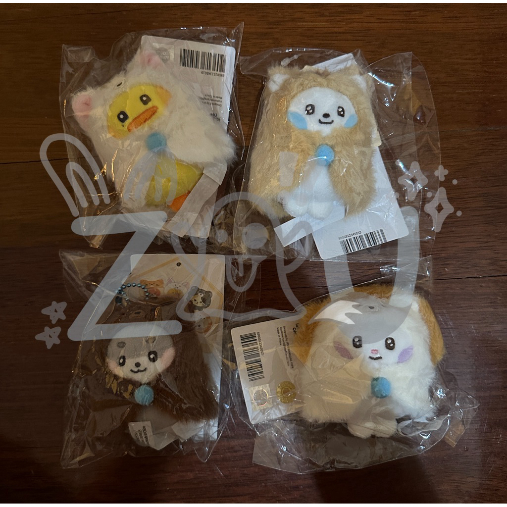 ZEROBASEONE ZERONI FLUFFY WONDERLAND MINI PLUSH KEYRING HANINI RININI ...