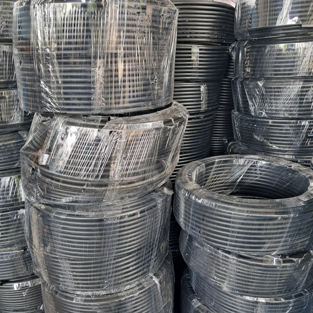 Fat Pipa HDPE 100 Meter 1/2 Inch PN10 Merk Sholin Shuanglin Selang Air Pipa Air Kualitas SNI PDAM PAM Perairan - Gambar 4