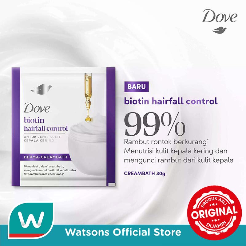 Dove Creambath Biotin Haifall Control 30g