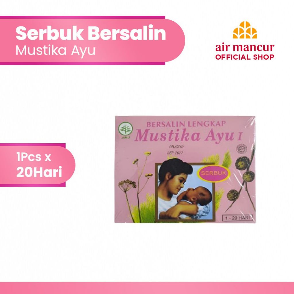 Air Mancur Jamu Serbuk Bersalin Mustika Ayu 20 Hari - Melahirkan