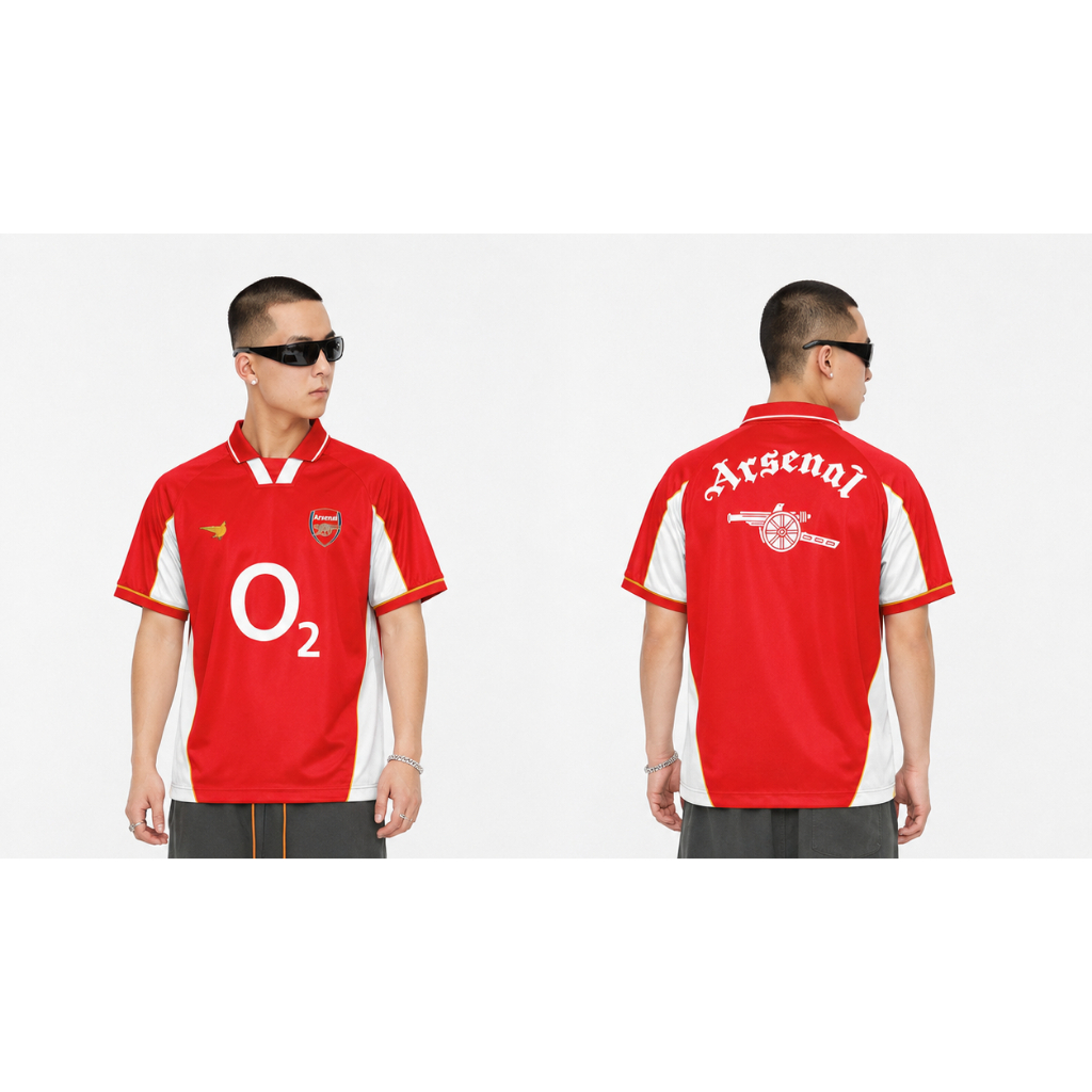 ARSENAL The Gunners Fantasy Vintage Classic Oversize Jersey Free Custom ...