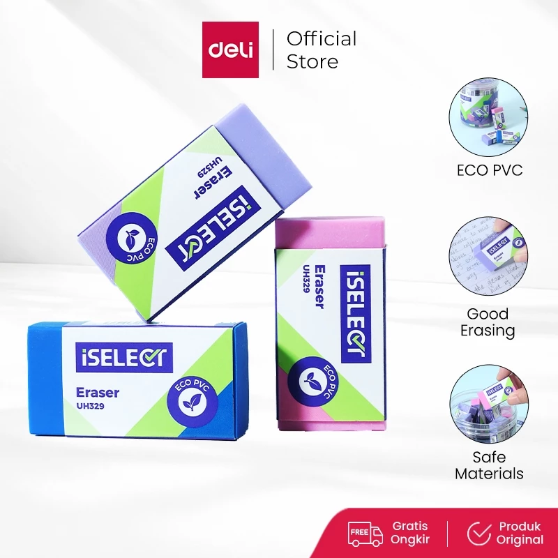 Deli I-Select Penghapus Serbaguna / All Purpose Eraser UH32X