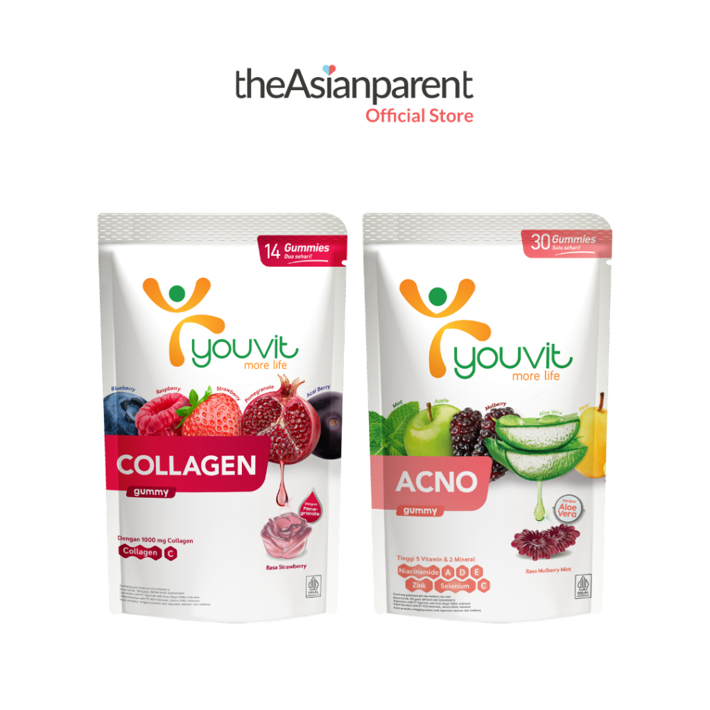 Bundling Vitamin Kulit Glowing Youvit Collagen 7 Days +dan Niacinamide AcNO 30 Days / Glow & Go Bundle - Gambar 2