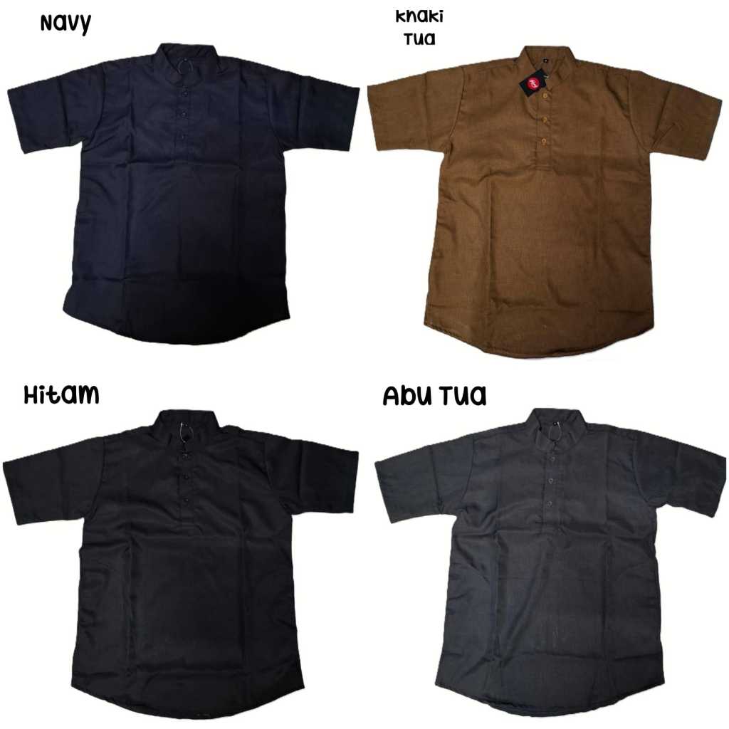 KONG BAJU KOKO MODEL CIANGI / KERAH MANDARIN / KERAH SHANGHAI BAHAN TNT MEWAH PREMIUM LEMBUT seragam - Gambar 2