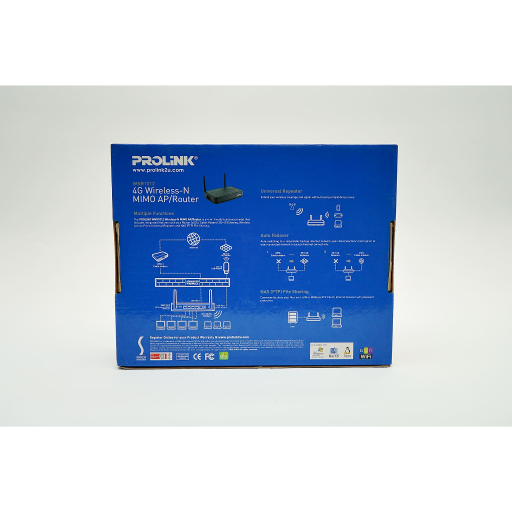 CLEARANCE Prolink 4G Wireless-N MIMO AP/Router 300Mbps - Gambar 2