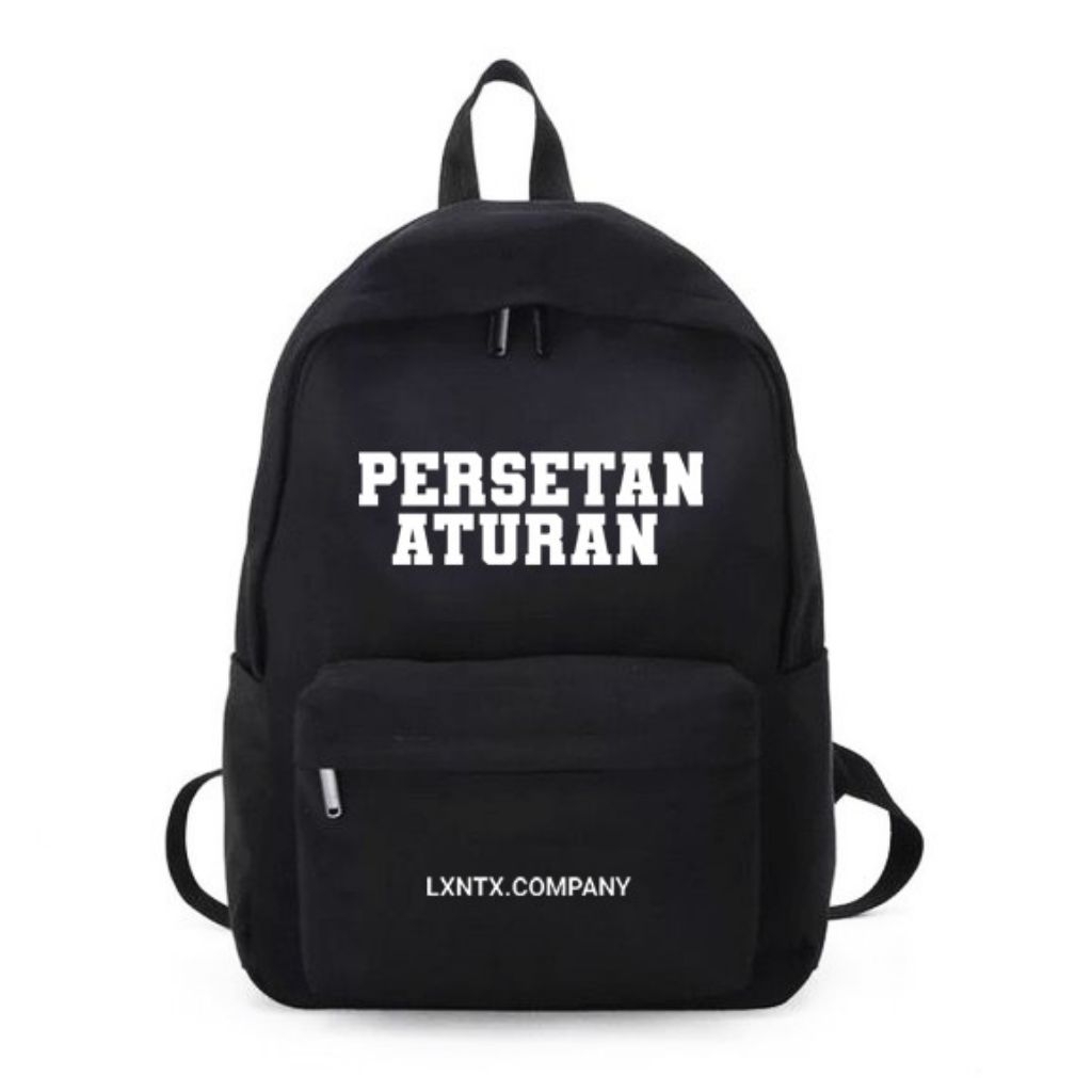 Men's Casual Backpack D600 Premium Black | Shopee Singapore