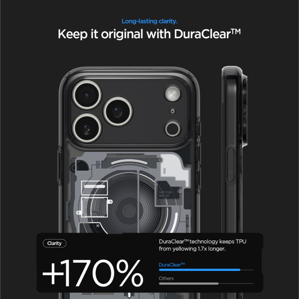 SPIGEN Special Bundling for iPhone 17 Pro Case Ultra Hybrid Magfit Zero One Black + Tempered Glass with Tray 1 Pack Glas.tR EZ Fit Pro HD Transparency - Gambar 2
