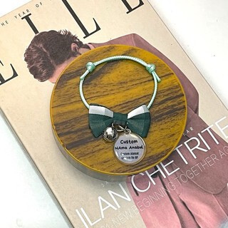 KALUNG KUCING CUSTOM GREEN SERIES CAT NECKLACE SWEETCASEY - Gambar 3