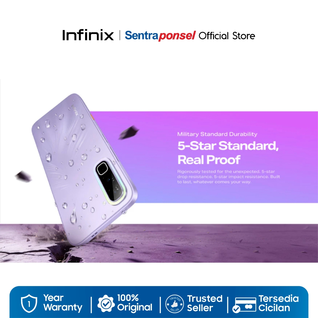 Infinix Hot 70 6GB/128GB 6/256GB - Up to 12GB Extended RAM - Helio G100 Ultimate - 6.78 inch 120Hz - 50MP - 6000 mAh - NFC - Gambar 4