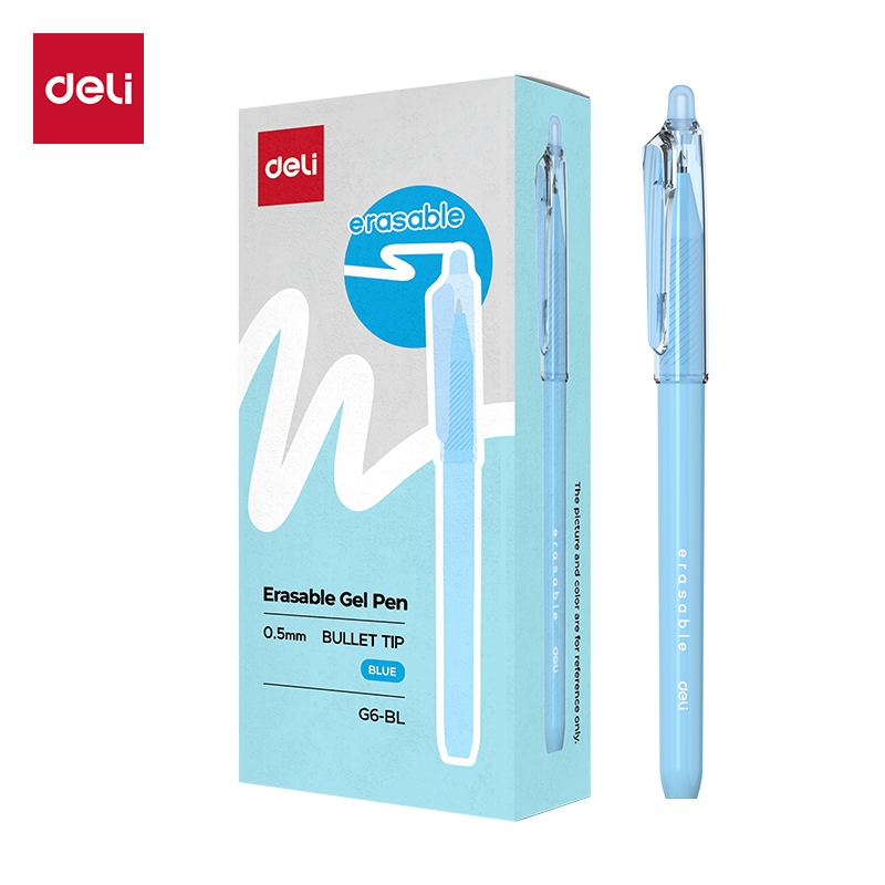 Deli Erasable Gel Pen / Pulpen Gel Bisa Dihapus Pena 0.5 mm EG6 - Gambar 3