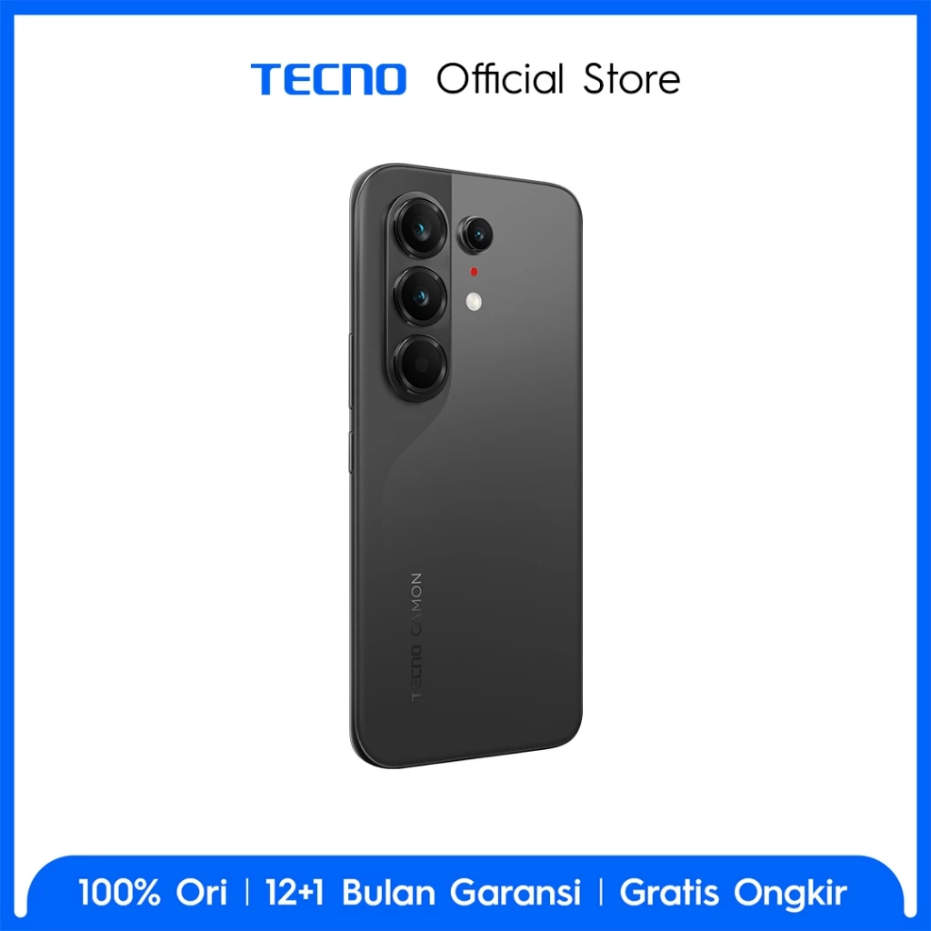 [5x SUPERZOOM FLASHSNAP] TECNO CAMON 50 PRO 5G 8GB+8GB*/256GB, 50MP Sony LYT-700C, 50MP 3x Telephoto Camera, MediaTek Dimensity 7400 Ultimate 5G, IP69K, 6500mAh, Android 16, camon50pro - Gambar 4