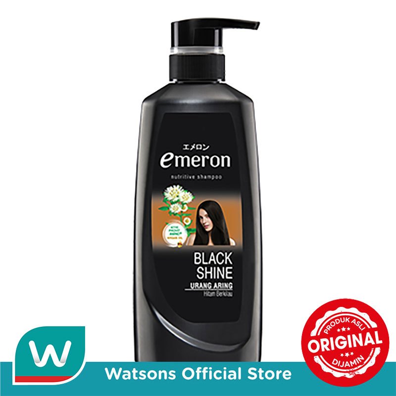Emeron Shampoo Black & Shine 450ml - Gambar 2