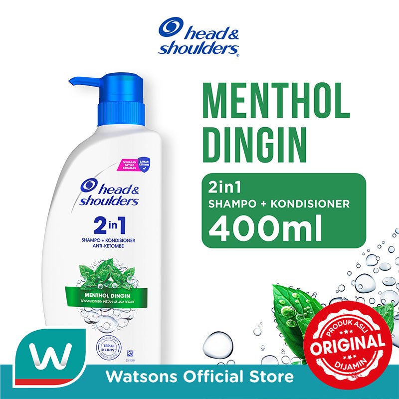 Head & Shoulders 2-in-1 Shampoo Cool Menthol 400ml