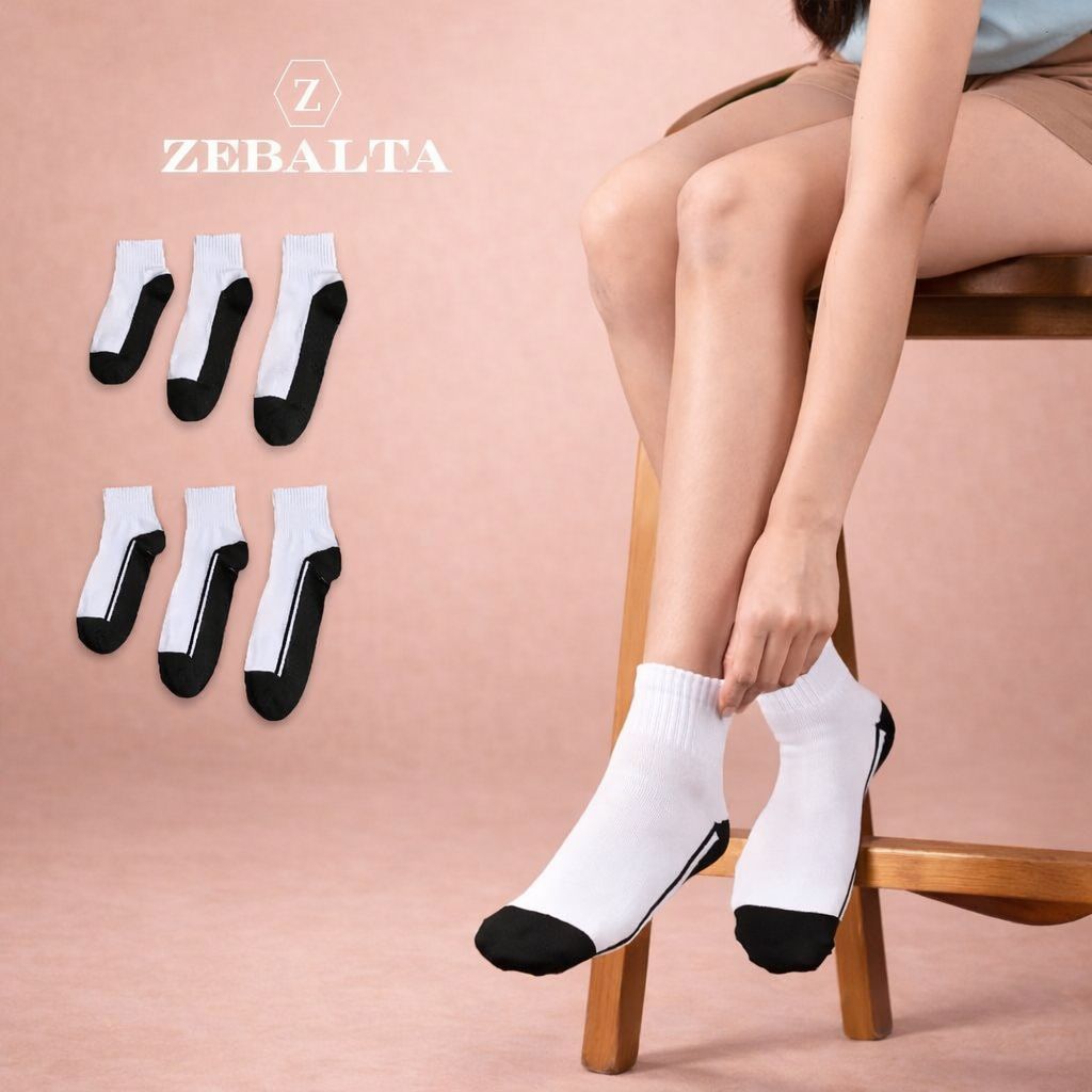 ZEBALTA - Kaos Kaki Sekolah Pendek SD SMP SMA