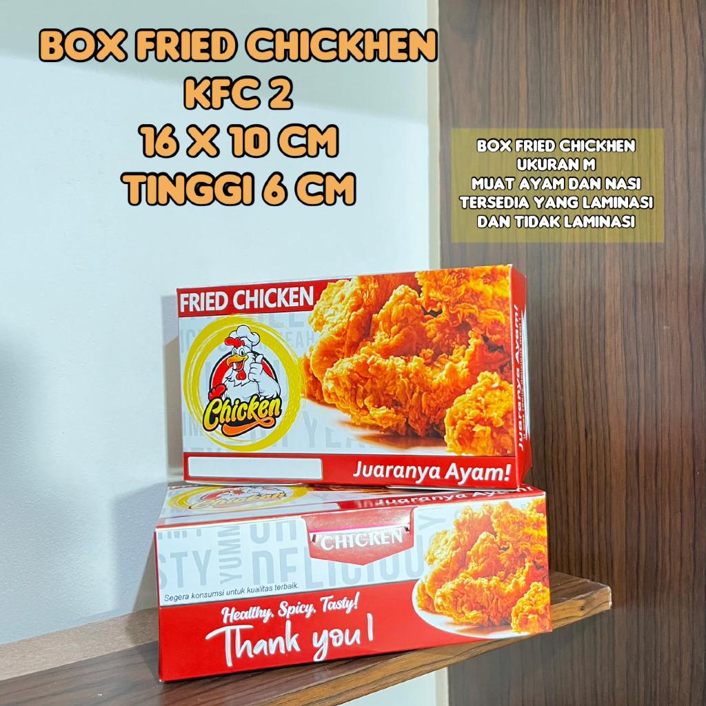 (50 pieces) KFC Fried Chicken Box Fried Chicken Box/ Fried Chicken Dip ...