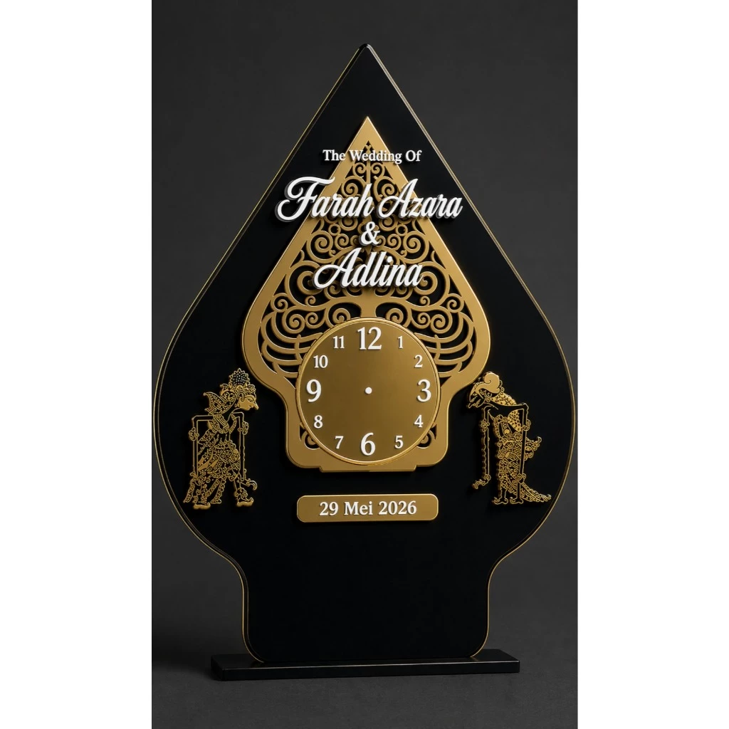 Mahar Wayang custom dari akrilik mirror - Gambar 2
