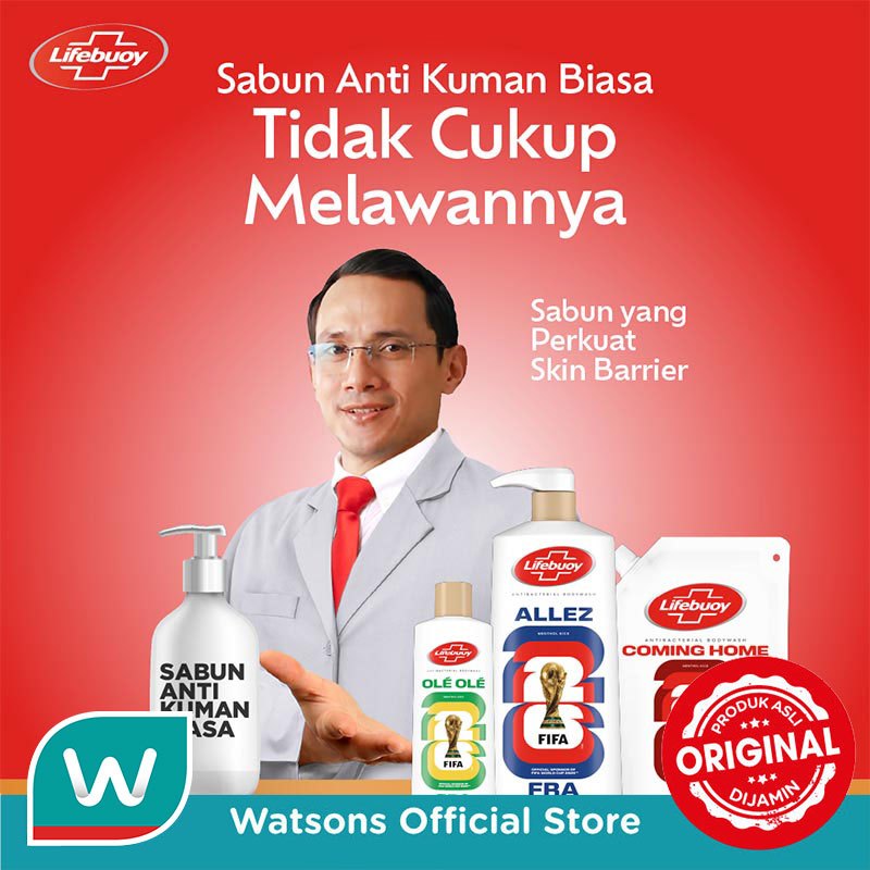 Lifebuoy Sabun Mandi Cair Mentholkick FIFA 500g - Gambar 4