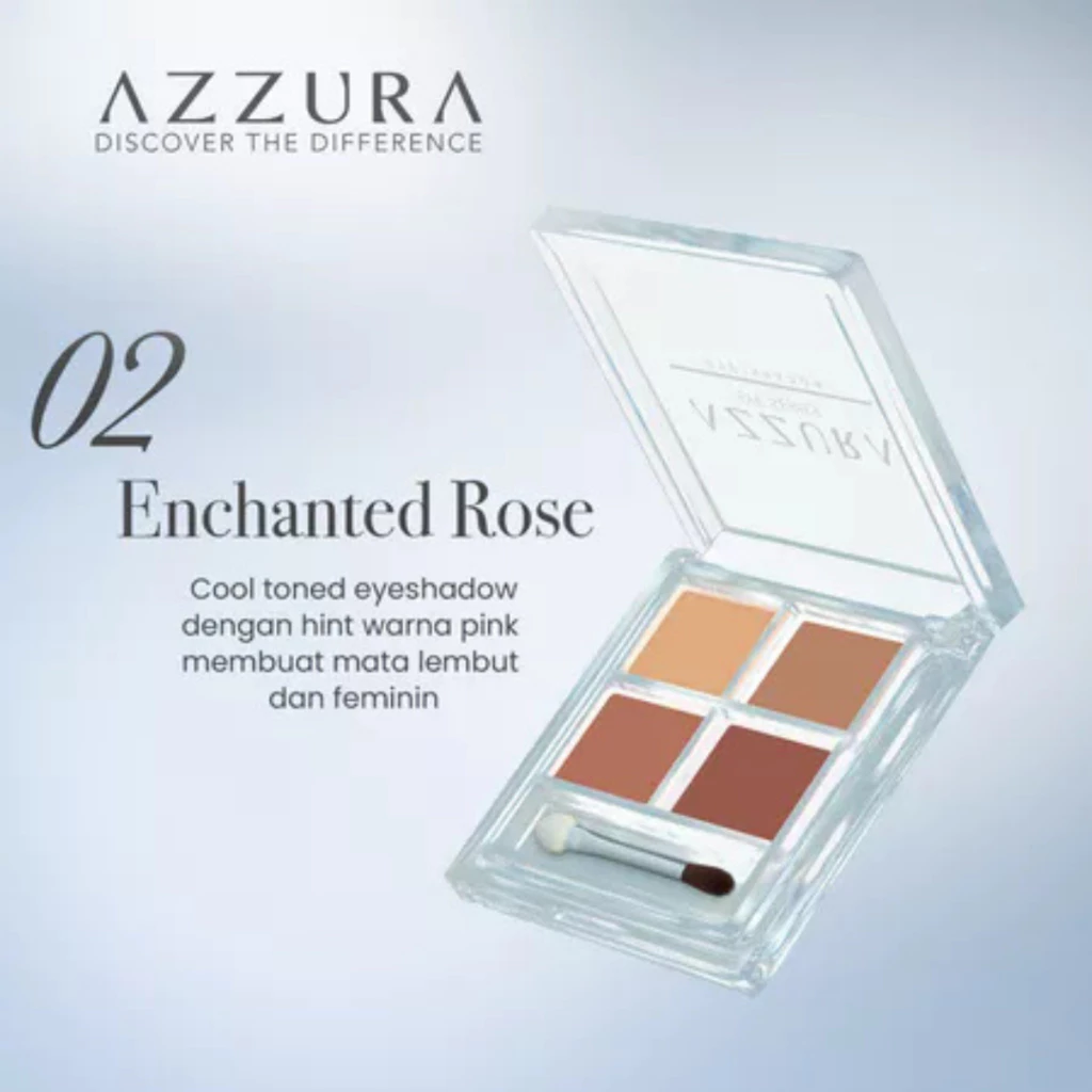 Azzura Luminous Glaze Eyeshadow Palette 6G - Gambar 4