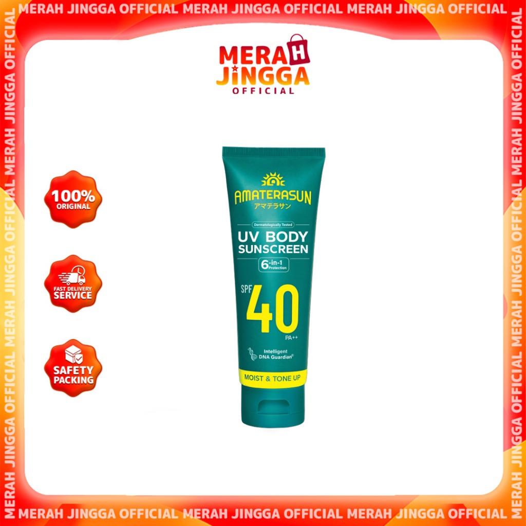 Amaterasun UV Body Sunscreen SPF 40 PA++ / Merah Jingga Official