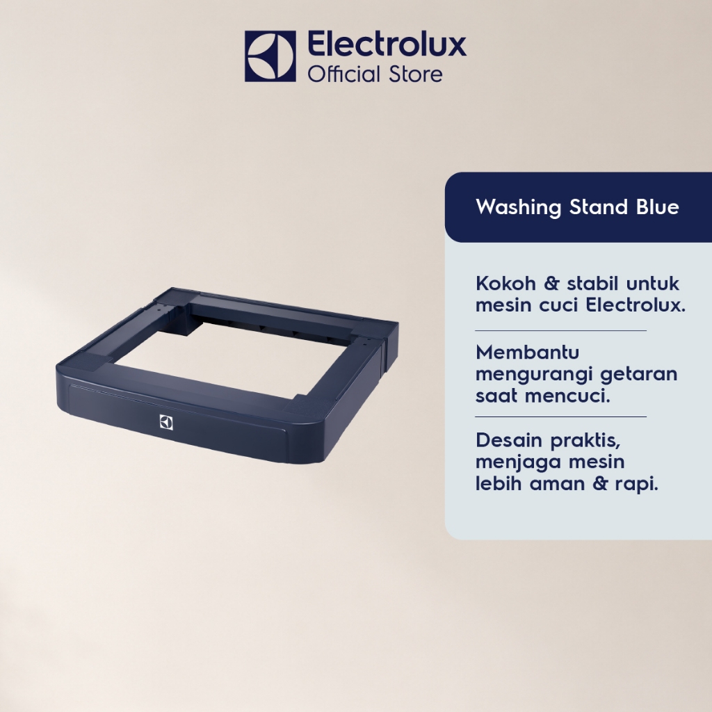 Electrolux Accessories Stand Mesin Cuci - PN336 -  Biru - Untuk Mesin Cuci 1 Tabung Frontload