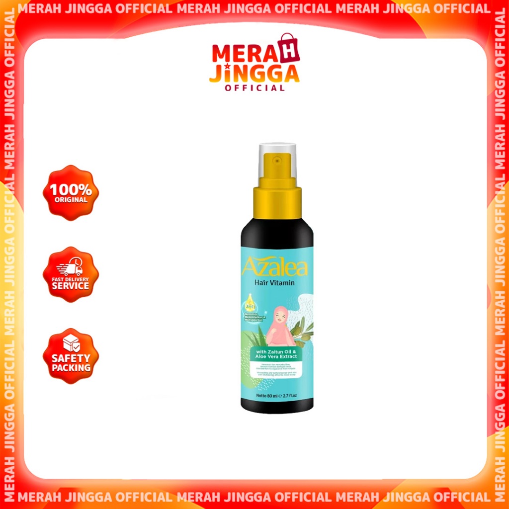 Azalea Hair Vitamin 80ml - Vitamin Rambut - Hair Treatment / Merah Jingga Official
