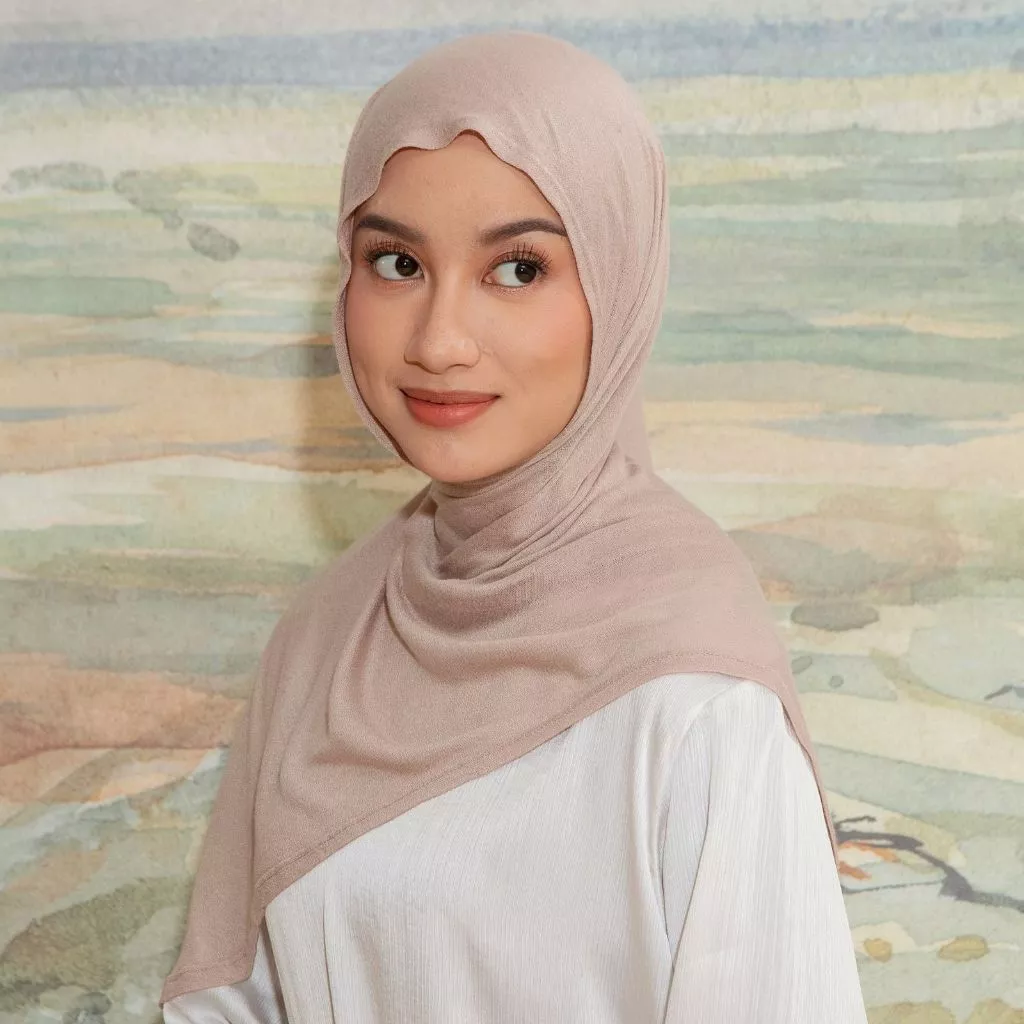 Lozy Hijab - Naire Oval Shawl (Pashmina Shawl Meleyot Bahan Viscose Rayon Crepe) - Gambar 3