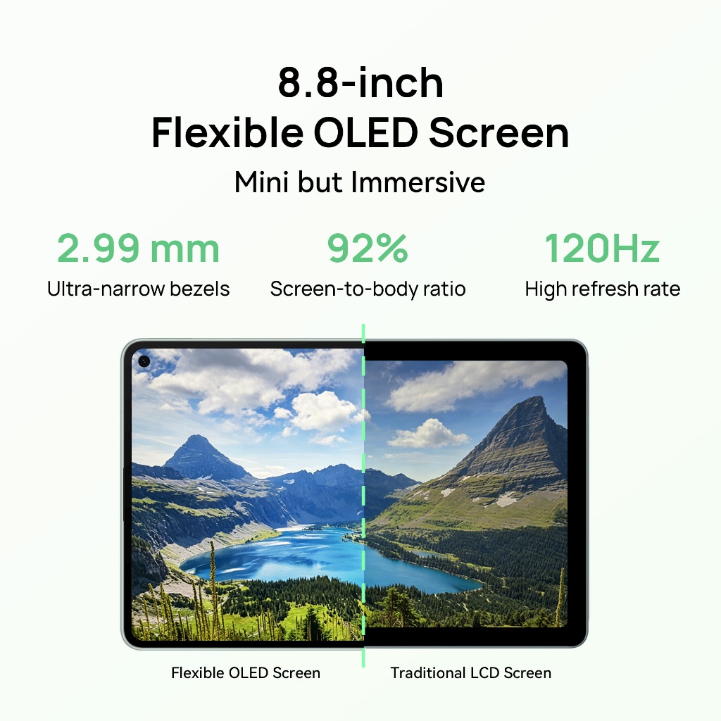 [8.8 s/d 20%*] HUAWEI MatePad Mini 12GB + 256GB Tablet / Ultra-light, Ultra-thin / 8.8" Flexible OLED PaperMatte Display / AI WPS Office 3.0 - Gambar 4